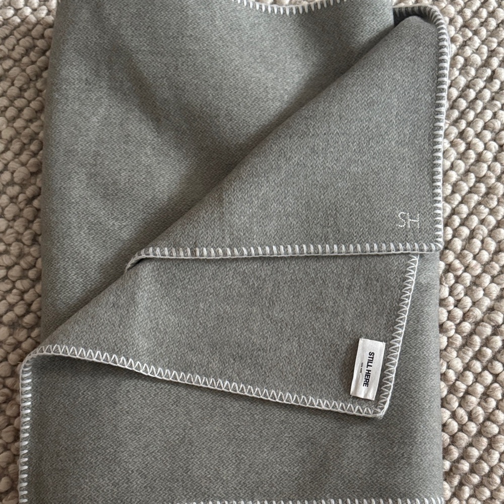 Still Here New York Blanket Scarf - Herringbone